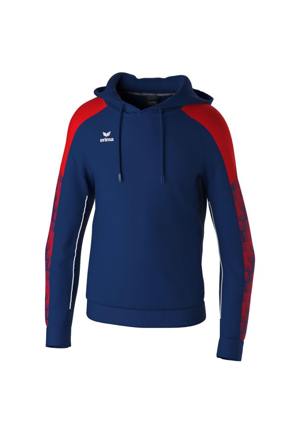ERIMA - Bluza z kapturem Erima Evo Star. Okazja: na co dzień. Typ kołnierza: kaptur. Kolor: wielokolorowy, niebieski, czerwony. Styl: casual, sportowy