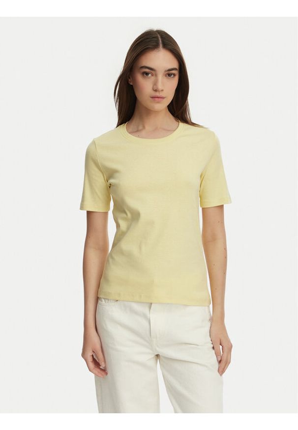 Tatuum T-Shirt Kiri 1 T2505.111 Żółty Regular Fit. Kolor: żółty. Materiał: bawełna