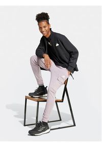 Adidas - adidas Bluza Embroidery IP4070 Czarny Loose Fit. Kolor: czarny. Materiał: bawełna