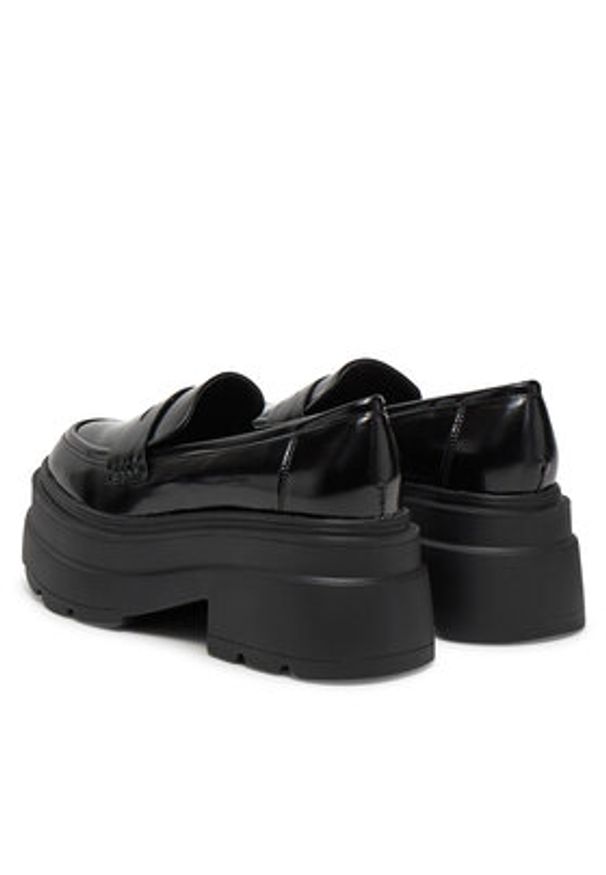 DeeZee Loafersy ST0242613-1 Czarny. Kolor: czarny. Materiał: materiał