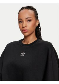 Adidas - adidas Bluza Essentials IW0953 Czarny Loose Fit. Kolor: czarny. Materiał: bawełna #5