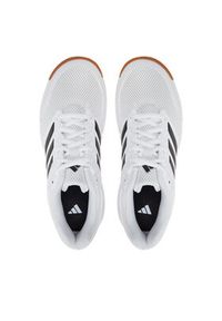 Adidas - adidas Buty halowe Speedcourt Indoor Kids IE8034 Biały. Kolor: biały. Materiał: materiał #5