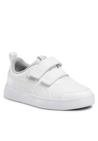 Puma Sneakersy Courtflex v2 V Ps 371543 04 Biały. Kolor: biały. Materiał: skóra