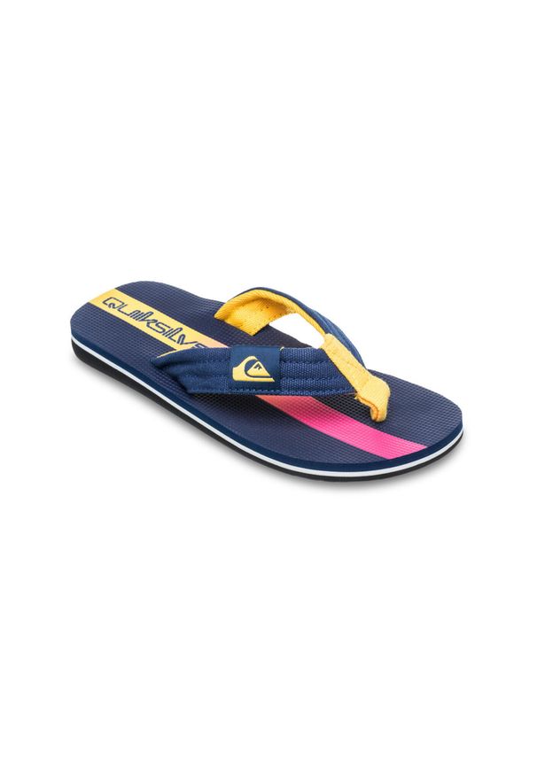 Quiksilver - Sandały dla Chłopcy MOLOKAI LAYBACK Niebieski. Kolor: niebieski. Materiał: bawełna. Sezon: lato