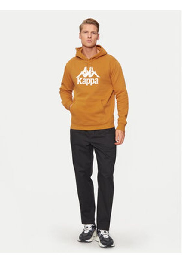 Kappa Bluza Malmo 3 Auth Kontemporary 341M43W Żółty Regular Fit. Kolor: żółty. Materiał: bawełna