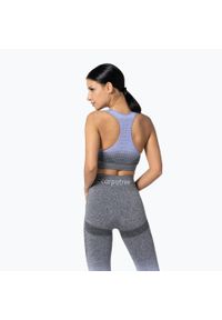 Biustonosz fitness Carpatree Phase Seamless. Kolor: fioletowy. Sport: fitness