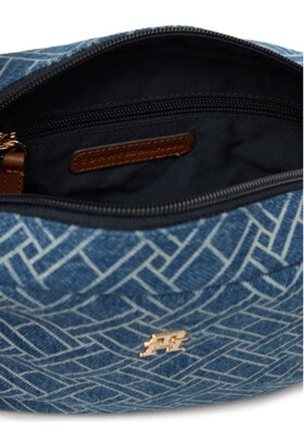 TOMMY HILFIGER - Tommy Hilfiger Torebka Popette Camera Bag Denim Flag AW0AW18610 Niebieski. Kolor: niebieski