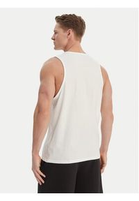 Calvin Klein Jeans Tank top LV04RF850G Biały Regular Fit. Kolor: biały. Materiał: bawełna #3