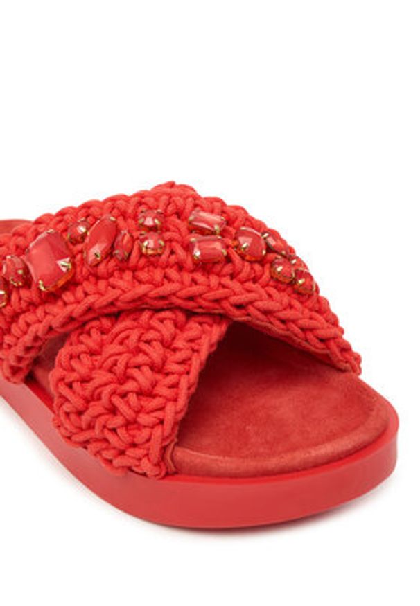 Inuikii Klapki Woven Stones 1004.003.0073 Czerwony. Kolor: czerwony. Materiał: materiał