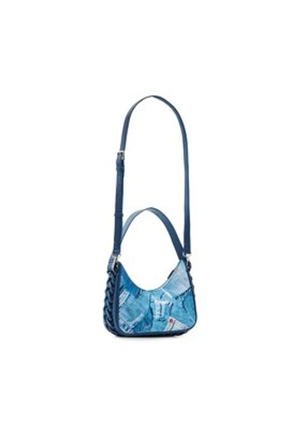 Desigual Torebka 23WAXY02 Niebieski. Kolor: niebieski