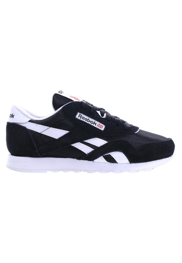 Reebok - Buty na co dzień damskie REEBOK CL NYLON skóra. Okazja: na co dzień. Kolor: czarny. Materiał: nylon, skóra. Model: Reebok Nylon. Sport: turystyka piesza