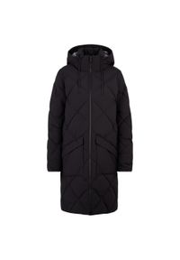Damska kurtka z kapturem Ziener Talasi. Typ kołnierza: kaptur. Kolor: czarny. Materiał: puch #1