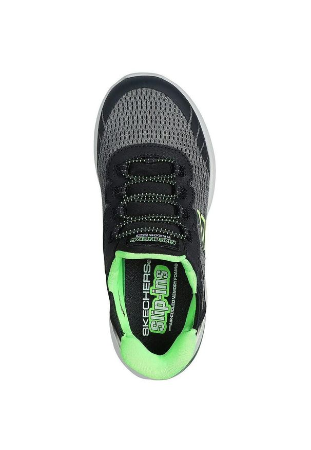 skechers - Adidasy Skechers Razor Air-h, Dzieci. Kolor: czarny, szary, wielokolorowy. Materiał: materiał. Model: Skechers Sport. Sport: turystyka piesza