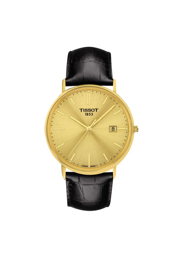 Zegarek Męski TISSOT Goldrun Sapphire 18k Gold T-GOLD T922.410.16.021.00. Rodzaj zegarka: analogowe. Materiał: skóra. Styl: klasyczny, elegancki