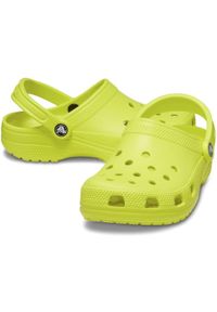 Klapki dla dorosłych Crocs Classic. Kolor: żółty. Materiał: syntetyk, materiał. Styl: sportowy