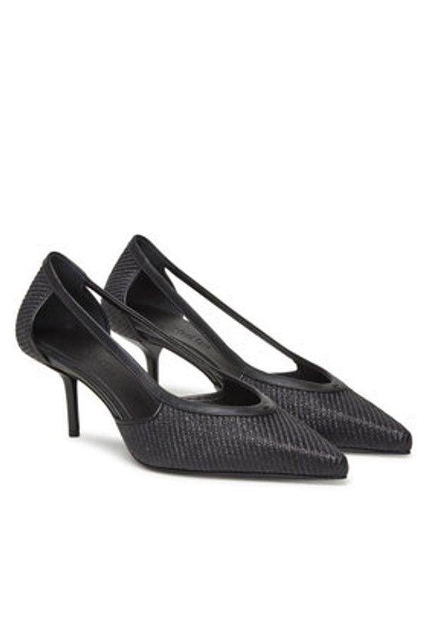 Max Mara Szpilki Strawpump 2514521312600 Czarny. Kolor: czarny. Materiał: materiał. Obcas: na szpilce
