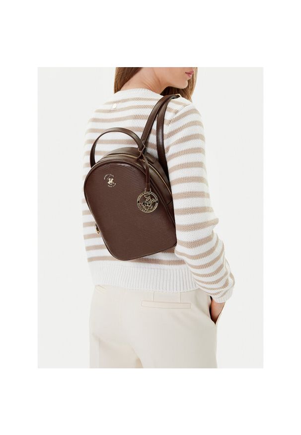 Plecak Beverly Hills Polo Club. Kolor: brązowy