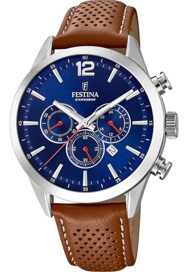 Zegarek Festina Zegarek męski Festina F20542-3 brązowy. Kolor: brązowy