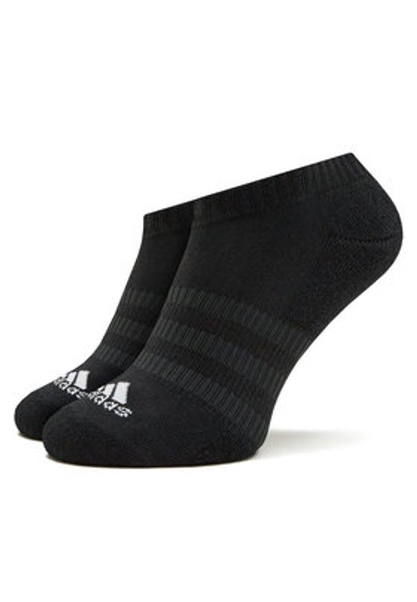 Adidas - adidas Skarpety stopki unisex Cushioned Low-Cut Socks 3 Pairs IC1332 Czarny. Kolor: czarny. Materiał: syntetyk