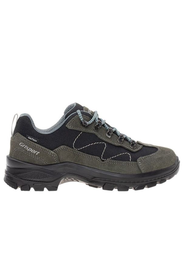 Buty Grisport 14530S28G - szaro-czarne. Wysokość cholewki: przed kostkę. Kolor: wielokolorowy, czarny, szary. Materiał: zamsz, materiał, skóra, tkanina. Szerokość cholewki: normalna. Sport: turystyka piesza