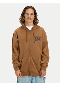 DC Shoes Bluza Parts Dep EDYSF03257 Brązowy Regular Fit. Kolor: brązowy. Materiał: bawełna #1