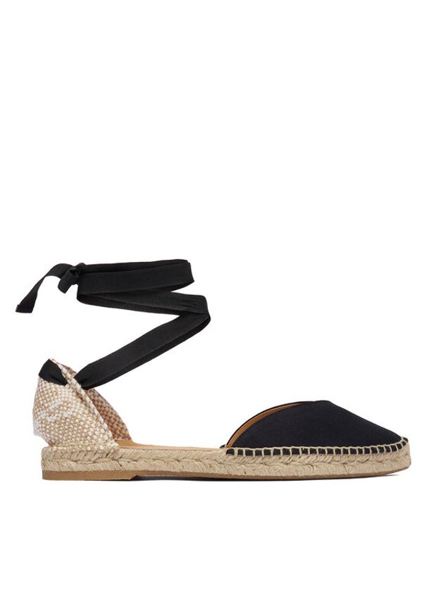 Castañer Espadryle Camila C/8/269 26219 Czarny. Kolor: czarny. Materiał: skóra, zamsz