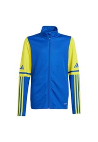 Adidas Sport Sq25 Tr Jkt Bluza Y Dzieci. Kolor: niebieski, żółty, wielokolorowy. Sport: piłka nożna