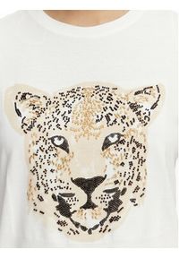 LOLA CASADEMUNT T-Shirt MS2615009 Biały Regular Fit. Kolor: biały. Materiał: bawełna #5