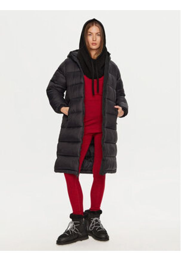 Napapijri Kurtka zimowa A-Box Logo NP0A4HZ3 Czarny Regular Fit. Kolor: czarny. Materiał: syntetyk. Sezon: zima