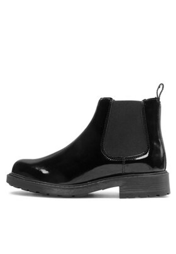 Clarks Sztyblety Orinoco2 Lane 261636224 Czarny. Kolor: czarny. Materiał: lakier, skóra