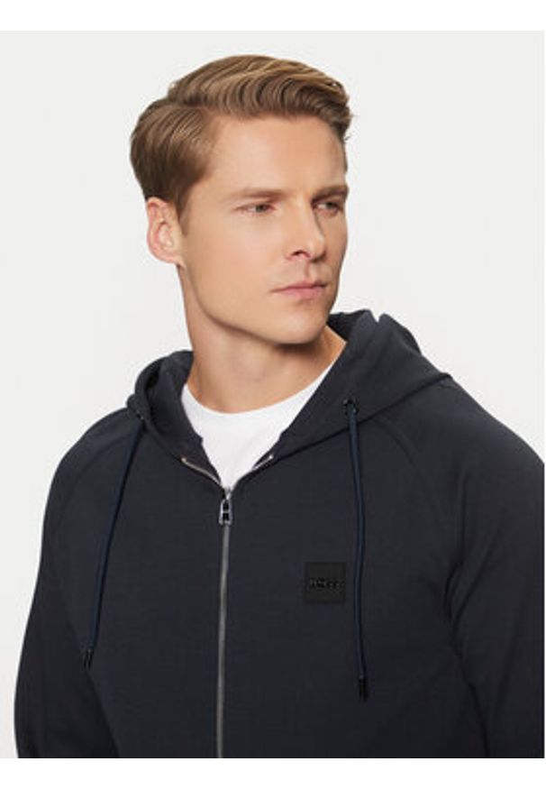 BOSS - Boss Bluza Steele 85 50495272 Granatowy Regular Fit. Kolor: niebieski. Materiał: bawełna