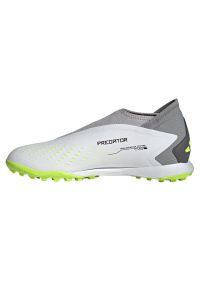 Adidas - Buty adidas Predator Accuracy.3 Ll Tf M GY9999 białe białe. Kolor: biały. Materiał: materiał, guma. Szerokość cholewki: normalna #5