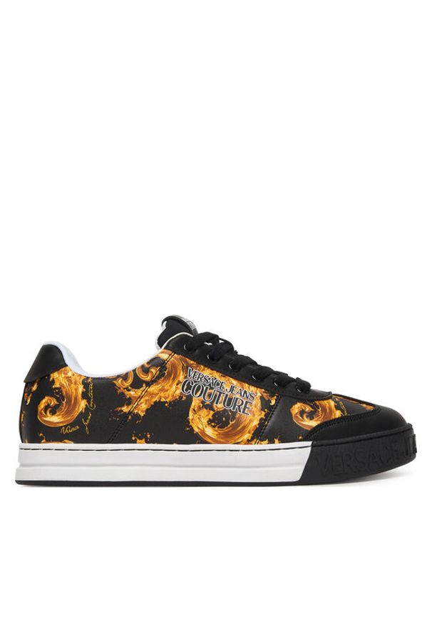 Versace Jeans Couture Sneakersy 80YA3SK6 Kolorowy. Materiał: skóra. Wzór: kolorowy