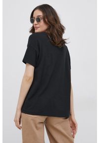 only - Only T-shirt bawełniany kolor czarny. Kolor: czarny. Materiał: bawełna. Wzór: nadruk #3