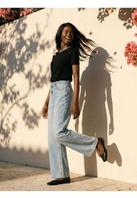 Sinsay - Bawełniana koszulka basic - czarny. Kolor: czarny. Materiał: bawełna #1