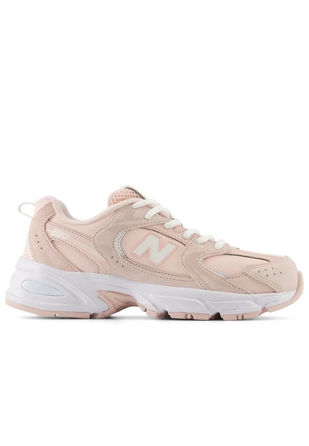 Buty New Balance GR530KF - różowe. Okazja: na co dzień. Kolor: różowy. Materiał: syntetyk, materiał, guma. Szerokość cholewki: normalna