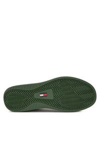 Tommy Jeans Sneakersy Basket Premium EM0EM01216 Zielony. Kolor: zielony. Materiał: skóra #4