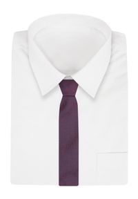 Alties - Krawat - ALTIES - Bordowo-Burgundowy. Kolor: czerwony. Materiał: tkanina. Styl: elegancki, wizytowy