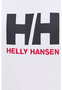 Helly Hansen - Bluza HH LOGO HOODIE 33977. Okazja: na co dzień. Kolor: biały. Wzór: aplikacja. Styl: casual #3
