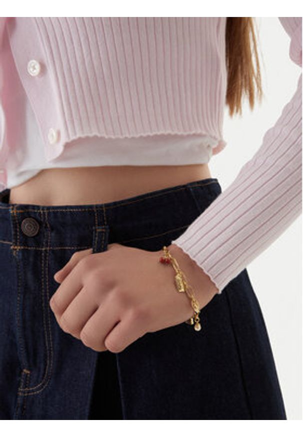 Coach Bransoletka 37571289 Złoty. Materiał: metalowe. Kolor: złoty