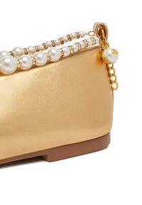 Gino Rossi - GINO ROSSI Baleriny CEO-ROSE-LT1670-9 Złoty. Kolor: złoty. Materiał: skóra #5