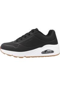 skechers - Tenisówki Skechers Model Uno - Stand On Air Kolor Czarny. Kolor: czarny. Materiał: syntetyk, tkanina. Model: Skechers Sport. Sport: turystyka piesza