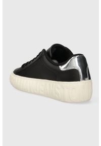 Tommy Jeans sneakersy skórzane TJW NEW CUPSOLE LEATH LC kolor czarny EN0EN02273. Nosek buta: okrągły. Zapięcie: sznurówki. Kolor: czarny. Materiał: skóra #4