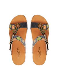 Laura Vita Klapki Facscineo 05 Czarny. Kolor: czarny. Materiał: skóra #3