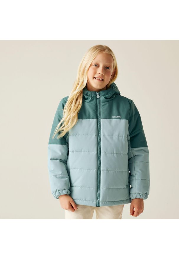Regatta - Kurtka dziecięca zimowa ocieplana Lofthouse. Kolor: niebieski. Materiał: puch. Sezon: zima. Styl: sportowy