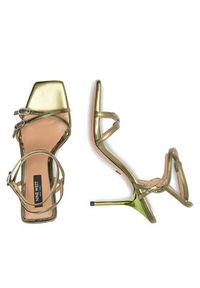 Nine West Sandały ZL23014CC Zielony. Kolor: zielony. Materiał: syntetyk #3