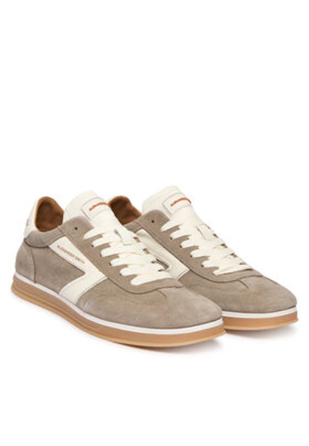 Alexander Smith Sneakersy Thames ASBDTMM 3350 Beżowy. Kolor: beżowy. Materiał: skóra, zamsz