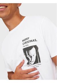Jack & Jones T-Shirt Home 12222006 Biały Regular Fit. Kolor: biały. Materiał: bawełna #4