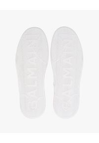 Balmain - BALMAIN - Białe sneakersy ze skóry B-Court. Okazja: na co dzień. Kolor: biały. Materiał: skóra #7