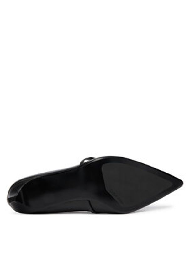 Calvin Klein Czółenka Ess Stiletto 70 Mj Lth Hdw HW0HW02952 Czarny. Kolor: czarny. Materiał: skóra